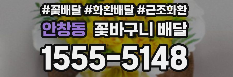 안창동 꽃바구니 배달