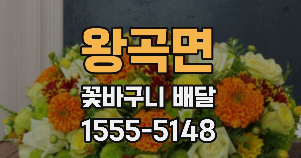 왕곡면 꽃바구니 배달