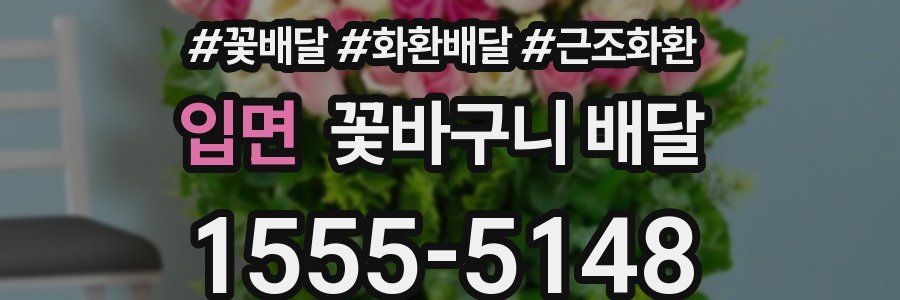 입면 꽃바구니 배달