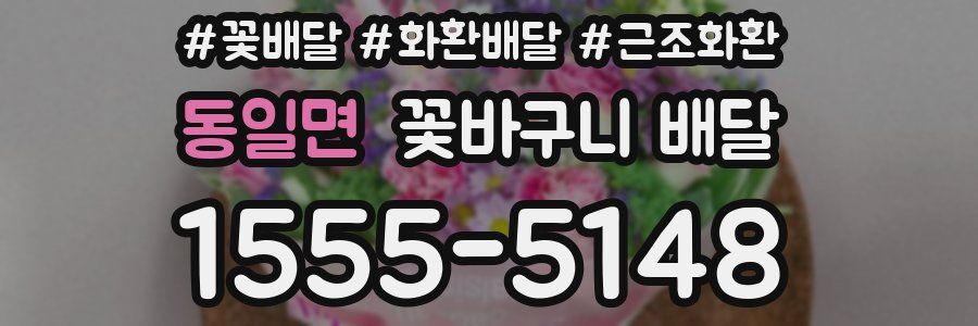 동일면 꽃바구니 배달