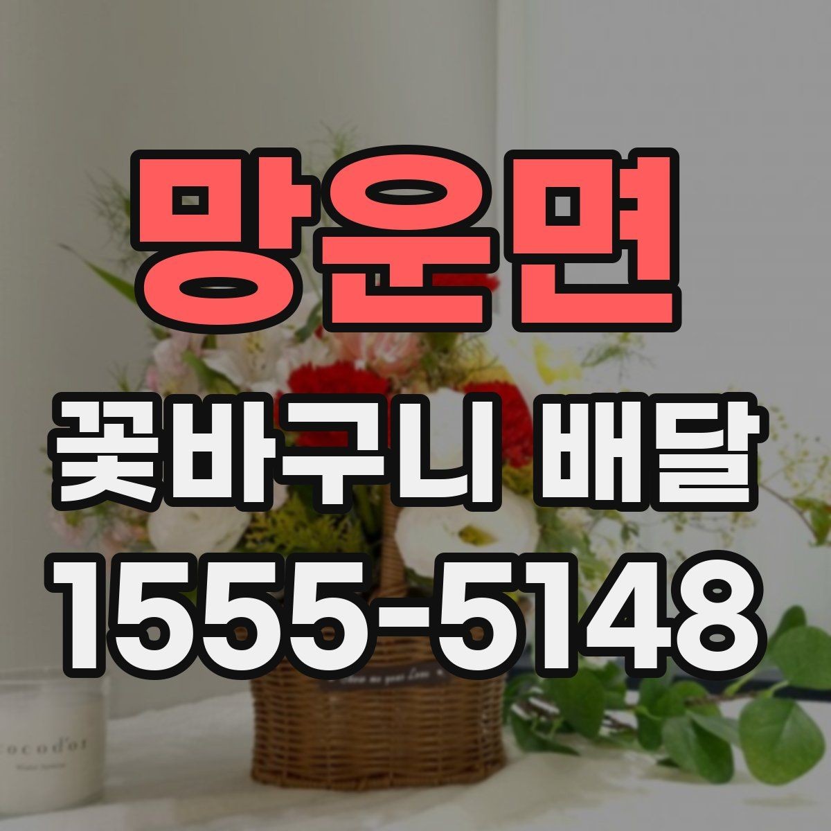 망운면 꽃바구니 배달 보자마자 기분 좋아지는 색감