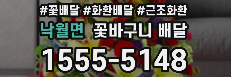 낙월면 꽃바구니 배달
