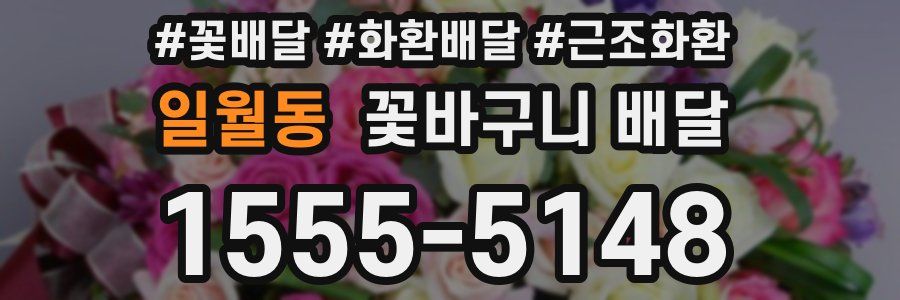 일월동 꽃바구니 배달