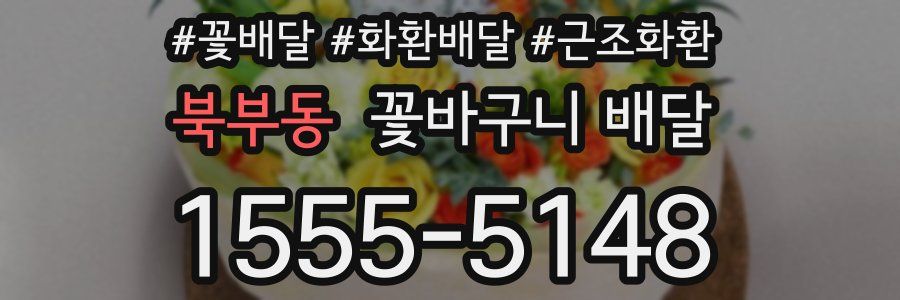 북부동 꽃바구니 배달