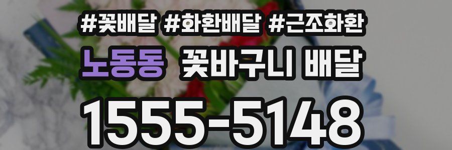 노동동 꽃바구니 배달