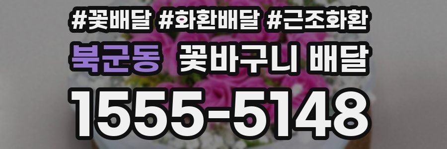 북군동 꽃바구니 배달
