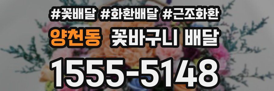 양천동 꽃바구니 배달