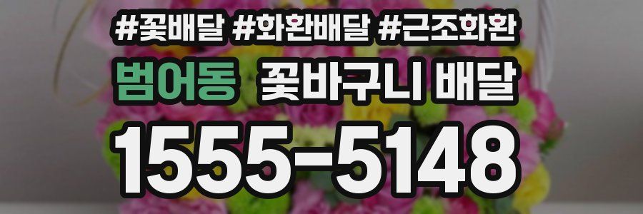 범어동 꽃바구니 배달