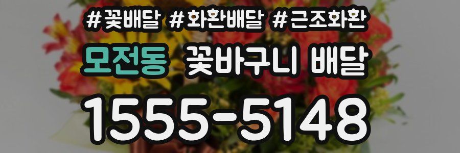 모전동 꽃바구니 배달