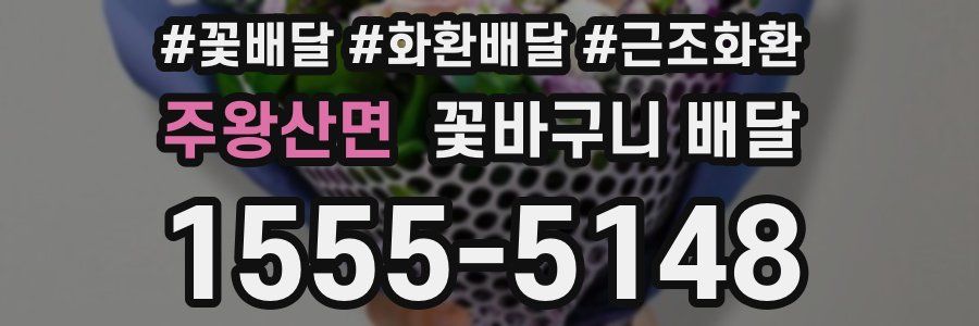 주왕산면 꽃바구니 배달