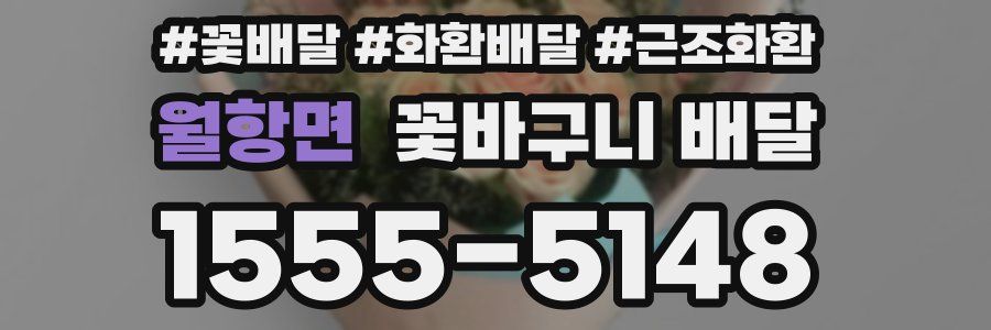 월항면 꽃바구니 배달