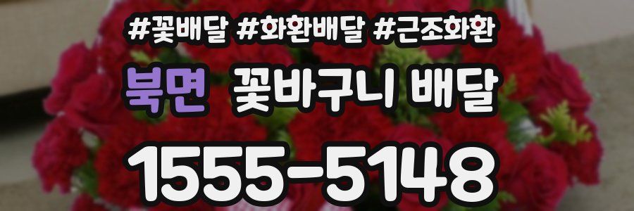 북면 꽃바구니 배달