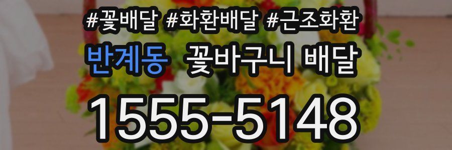 반계동 꽃바구니 배달