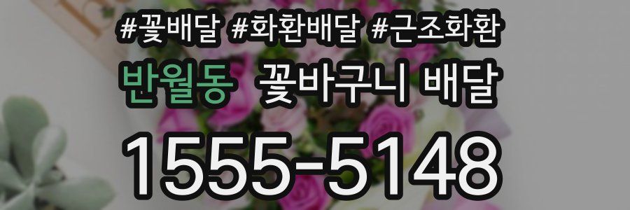 반월동 꽃바구니 배달