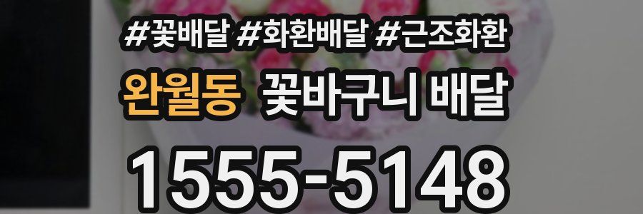 완월동 꽃바구니 배달