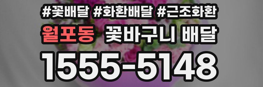 월포동 꽃바구니 배달