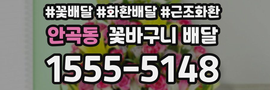 안곡동 꽃바구니 배달