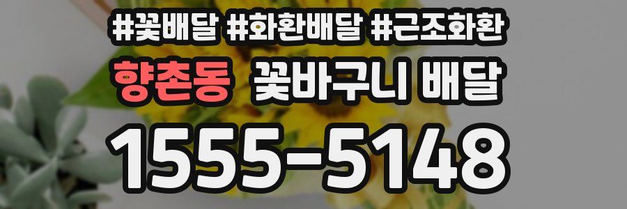 향촌동 꽃바구니 배달