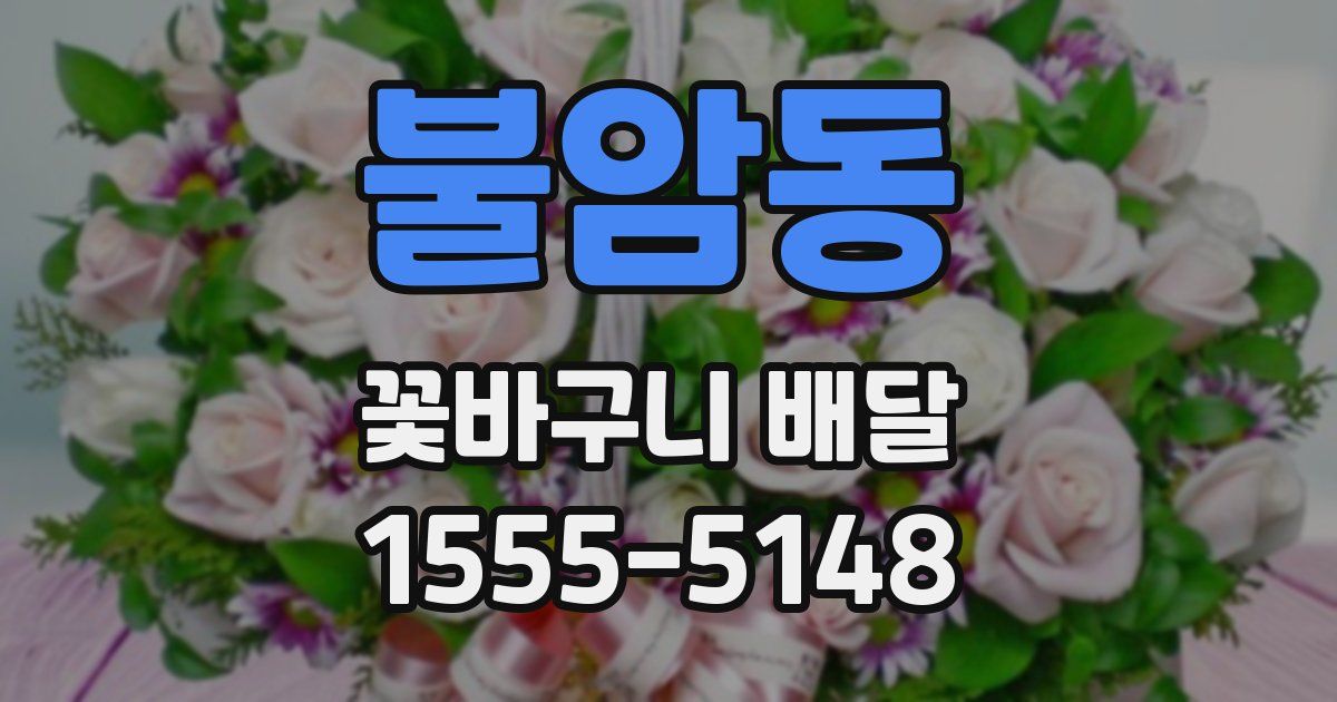 불암동 꽃바구니 배달