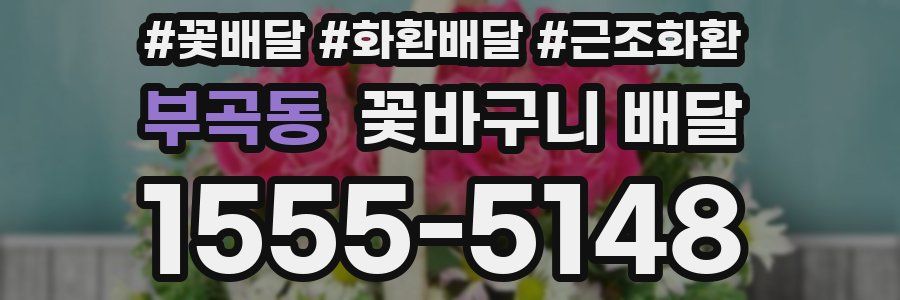부곡동 꽃바구니 배달