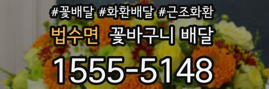 법수면 꽃바구니 배달