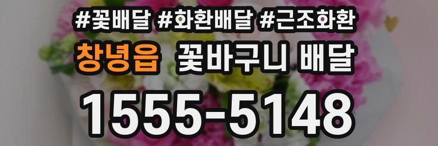 창녕읍 꽃바구니 배달