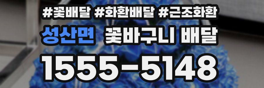 성산면 꽃바구니 배달