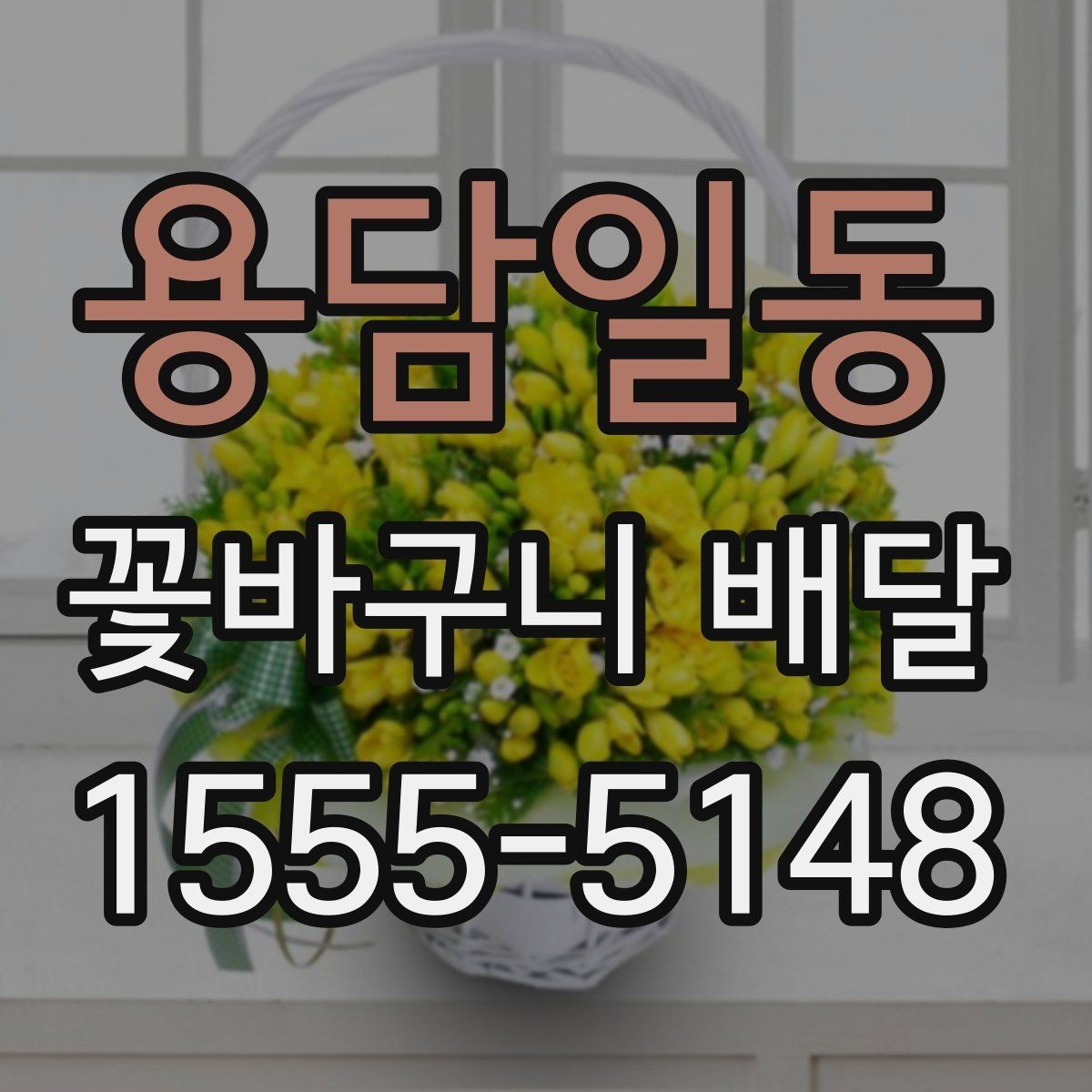 용담일동 꽃바구니 배달 전 알아두면 좋은 구성 정보