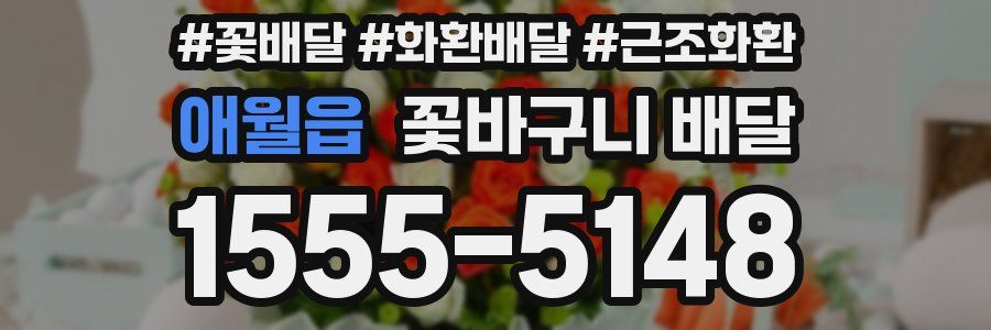 애월읍 꽃바구니 배달