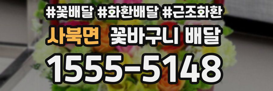 사북면 꽃바구니 배달