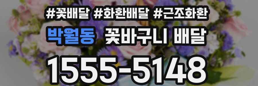 박월동 꽃바구니 배달
