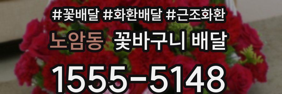 노암동 꽃바구니 배달