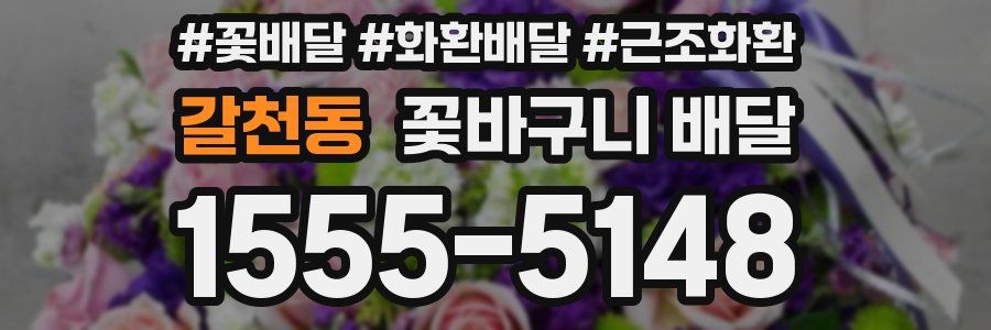 갈천동 꽃바구니 배달