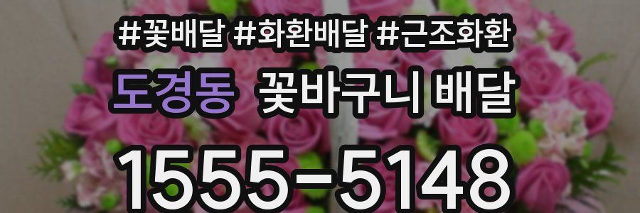 도경동 꽃바구니 배달