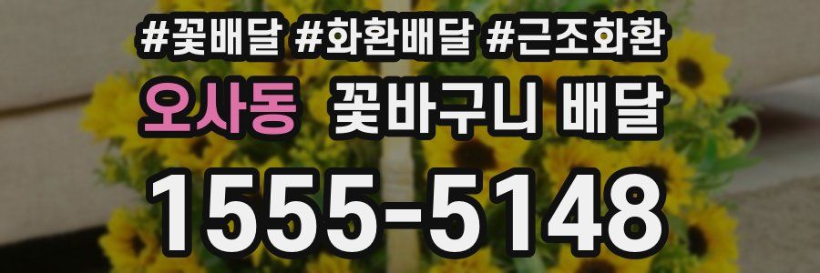 오사동 꽃바구니 배달