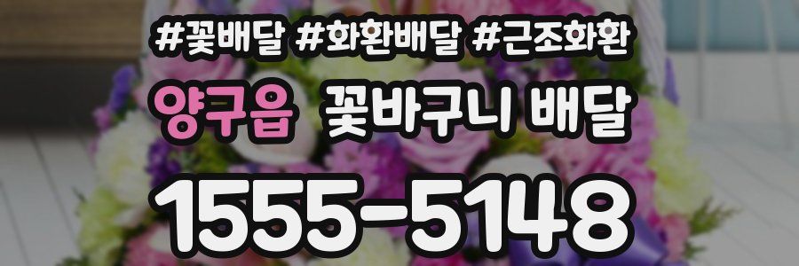 양구읍 꽃바구니 배달