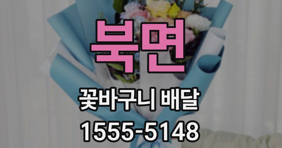 북면 꽃바구니 배달