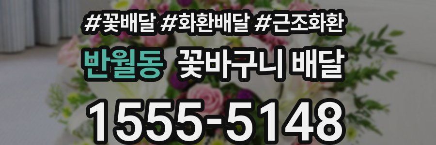 반월동 꽃바구니 배달