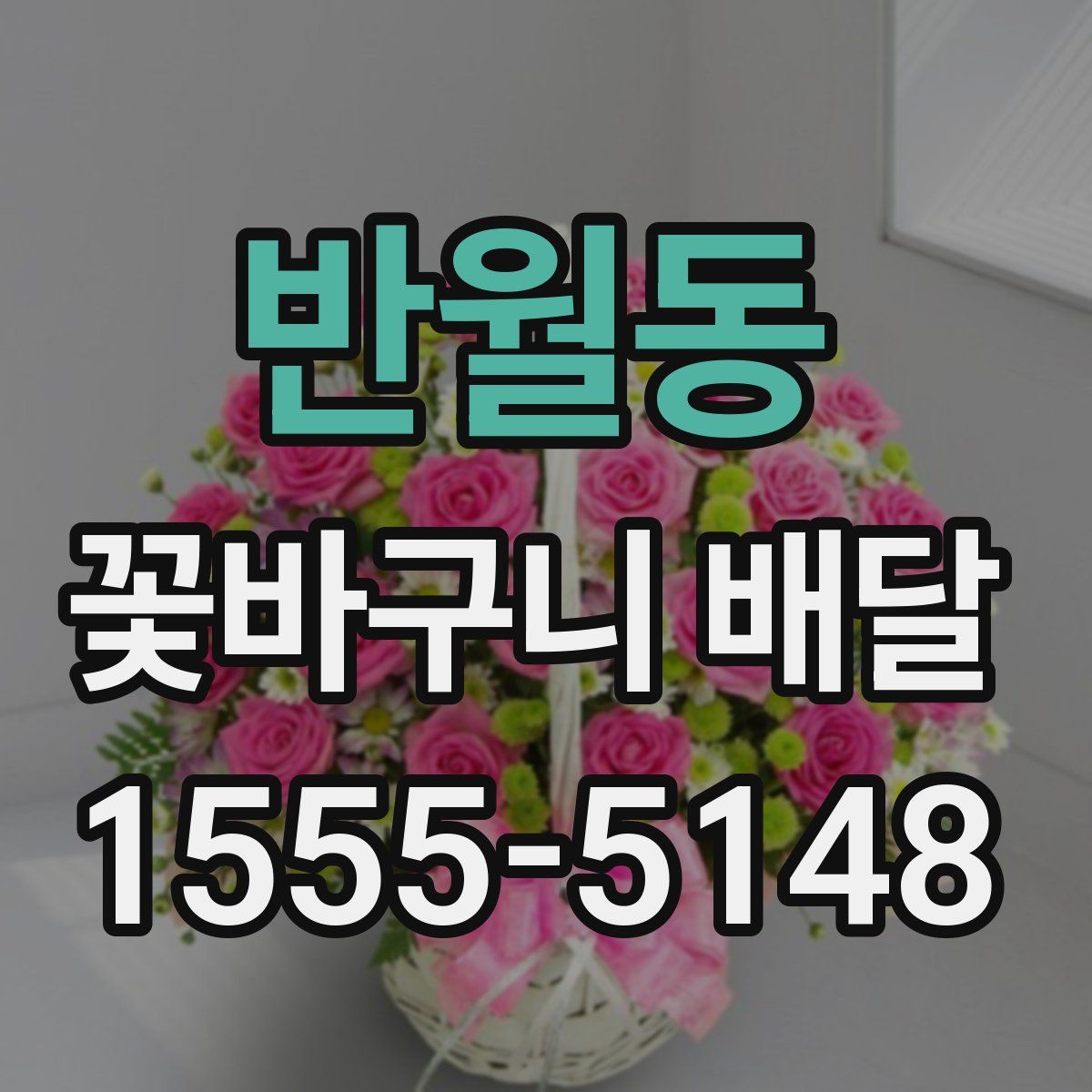 반월동 꽃바구니 배달