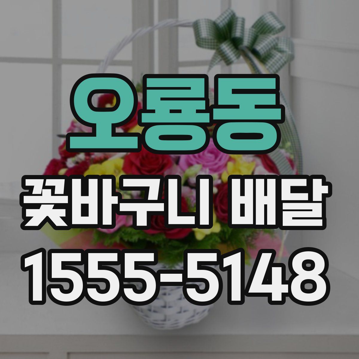 오룡동 꽃바구니 배달