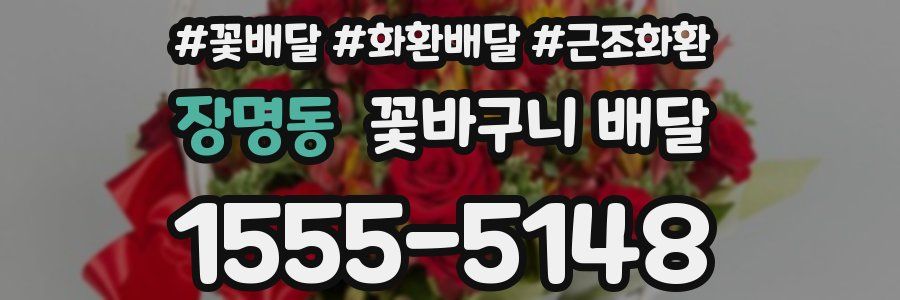 장명동 꽃바구니 배달