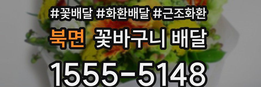 북면 꽃바구니 배달