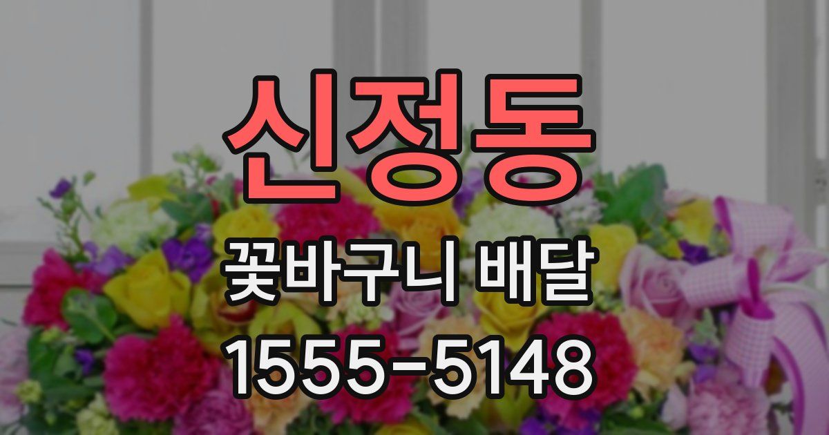신정동 꽃바구니 배달