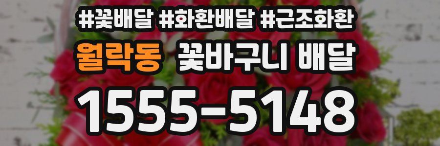월락동 꽃바구니 배달