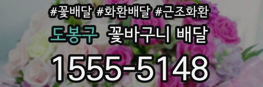 도봉구 꽃바구니 배달