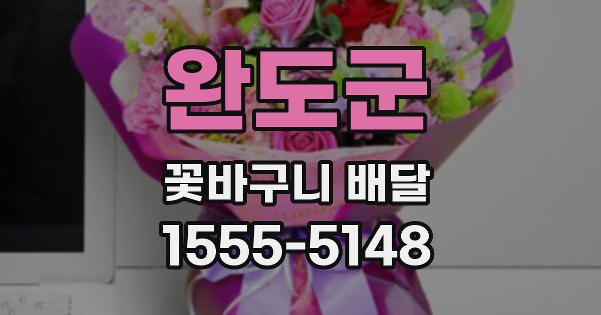 완도군 꽃바구니 배달