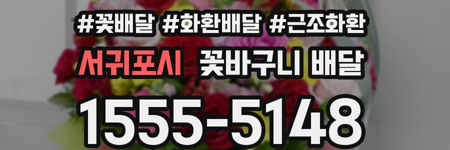 서귀포시 꽃바구니 배달