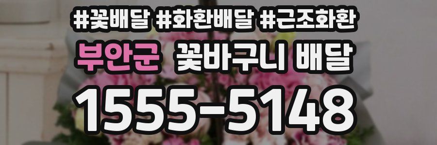 부안군 꽃바구니 배달