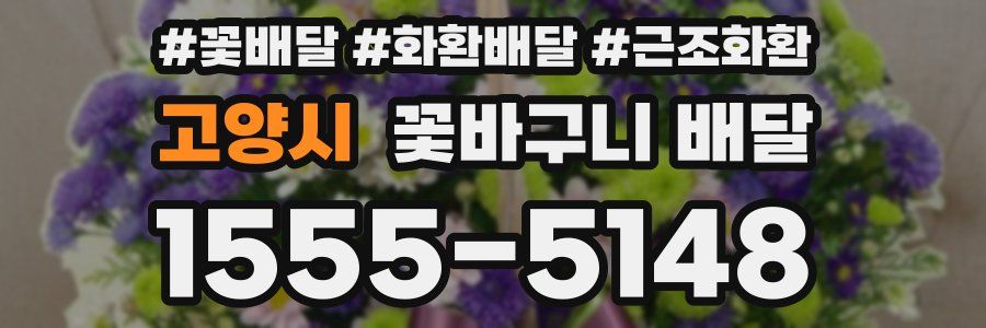 고양시 꽃바구니 배달