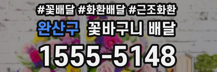 완산구 꽃바구니 배달
